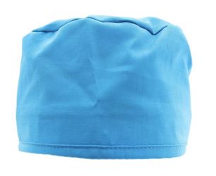 Vibrant Solid Turquoise Blue Scrub Cap