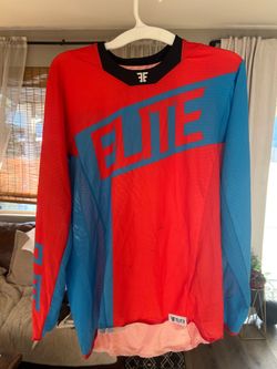 Adult Small Red/Blue Elite Industries Moto Cross Riding Jersey