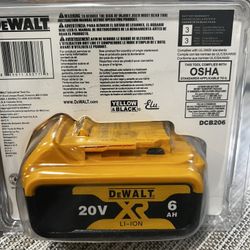 DeWALT 20v XR 6Ah 