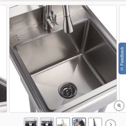 TRINITY 18" x 16" Stainless Steel Sink