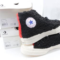  Kith x Disney x Converse Mickey Chuck Taylor 1970 Sherpa, Sizes 8,8.5, 167509C