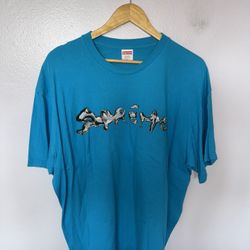 Supreme Liquid Tee Bright Blue (Size XL)