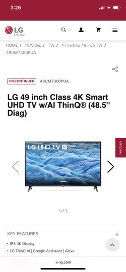 LG 4K AI Smart Tv 