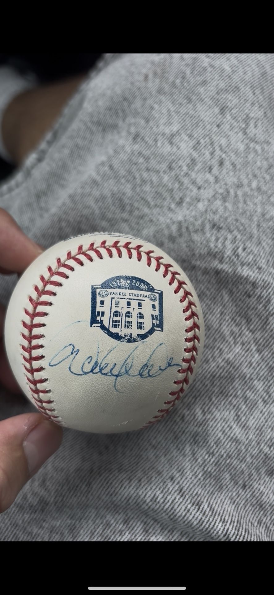 Derek Jeter HOF legend JSA Authenticated