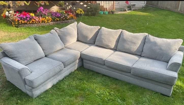 Grey Sectional Couch “WE DELIVER”