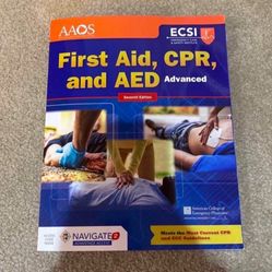 First Aid, CPR And AED, Advanced, 7th Edition, With  Code 