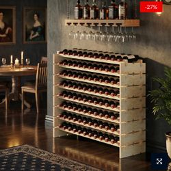 ZENY™ Stackable Modular Wine Rack 96 Bottle 