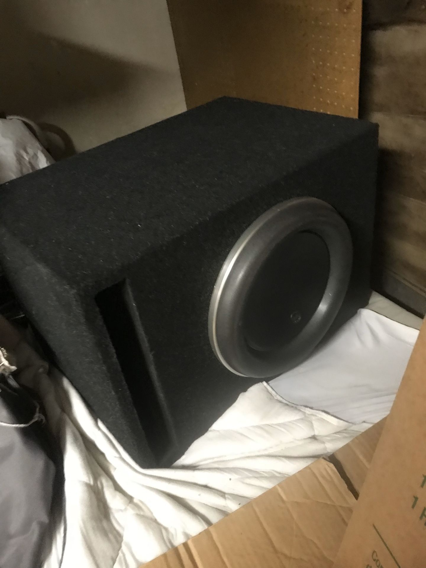 JL audio W7 12” ( custom ported Box )