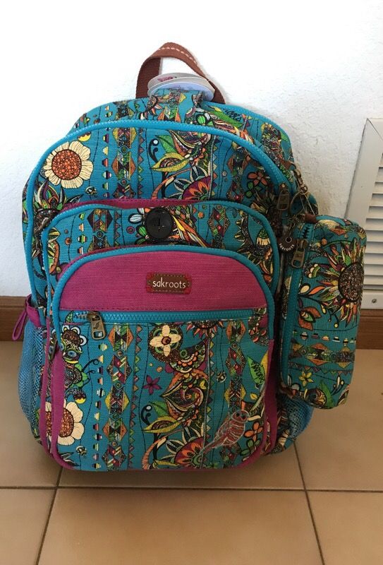 New sakroots backpack makeup bag