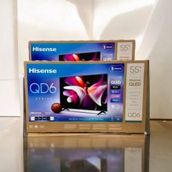 HD88 55QD6 55” Hisense smart 4k led Uhd tv 