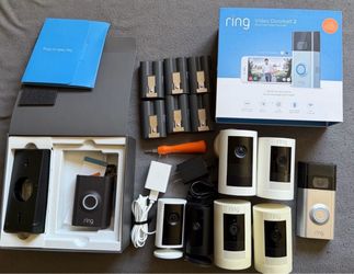 Ring Video Doorbell & Camera Bundle Lot