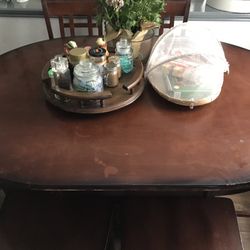 Breakfast Table Wooden Brown