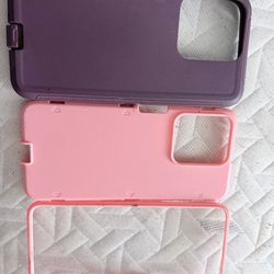 Pink and purple case