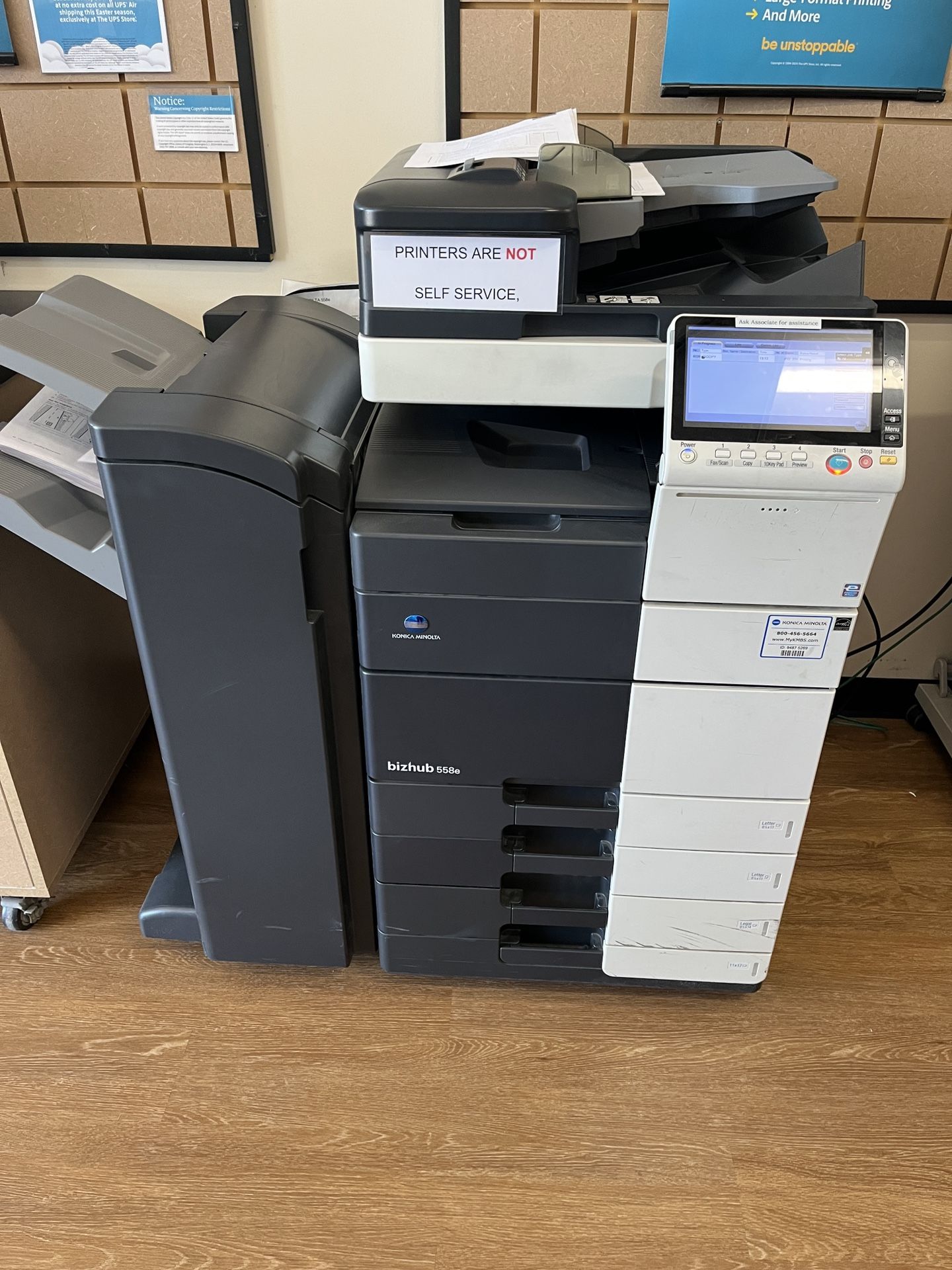 Konica Minolta BizHub558E Laser Printer
