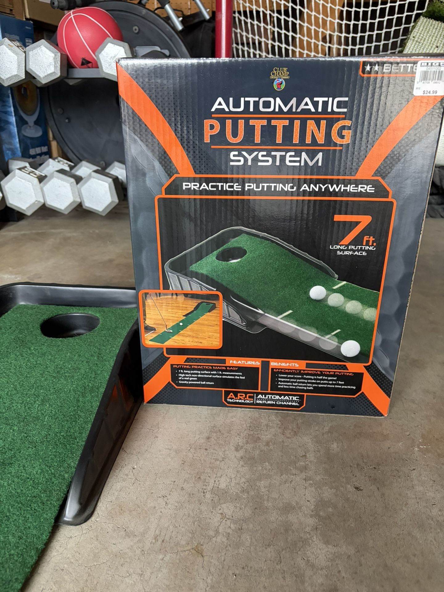 Putting practice System Golf