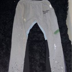 Gallery Dept Painted Flared Sweatpants – Heather Grey