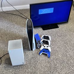 ps5 disk 1tb and xbox series x all digital 1tb bundle