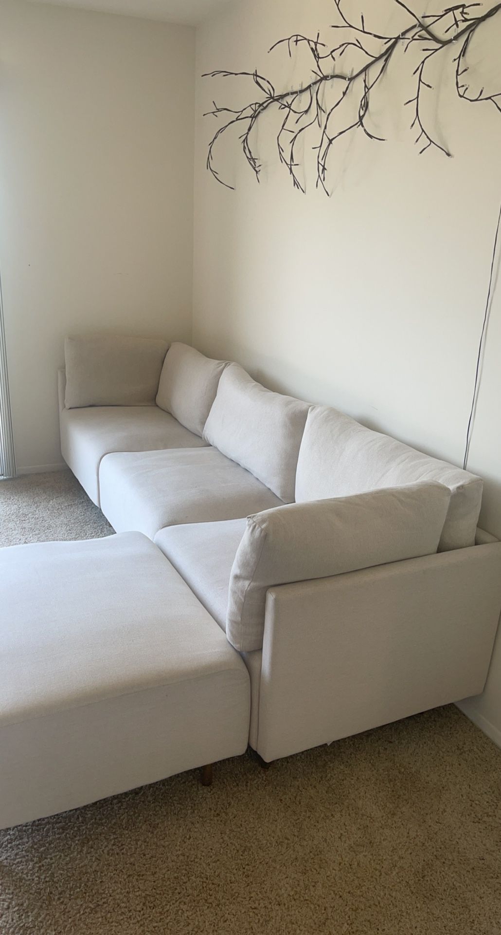 Beige Sectional Couch