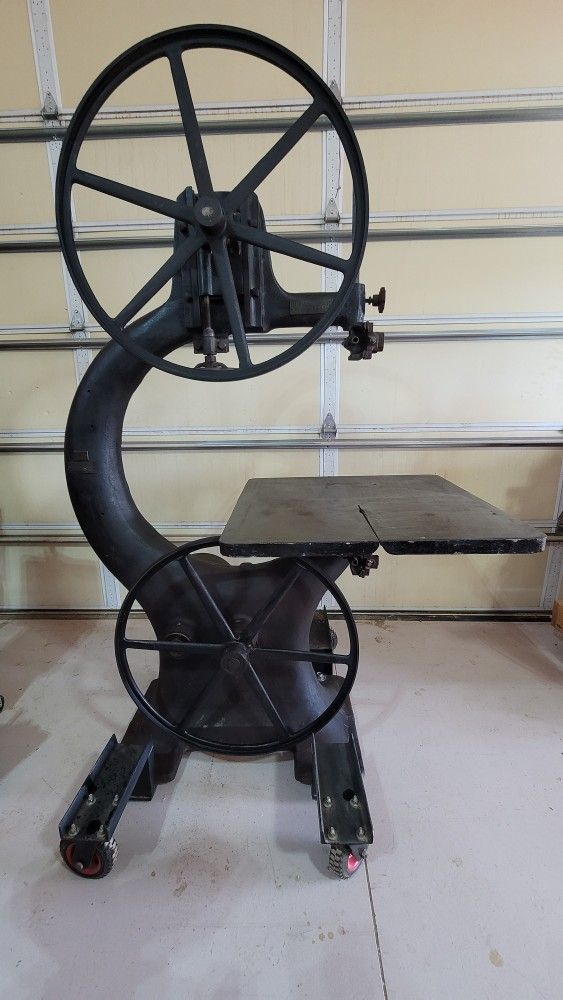 ANTIQUE Charles Wright 30" Bandsaw 