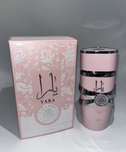 Lattafa Light pink Yara 3.4 Oz EDP Spray Perfume For Women
