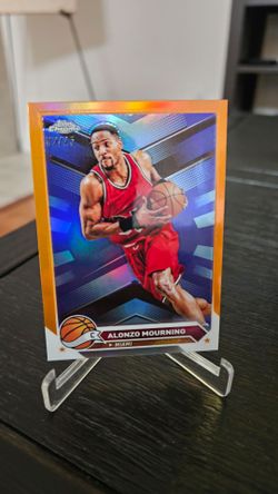 2024 Topps Chrome Alonzo Mourning Orange /25