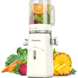 Cold Press Juicer, Zamora Juicer Machines With Large Feeding Chute, Powerful Juicer With Pulp Separation, 99% Juice Purity, Easy To Clean 