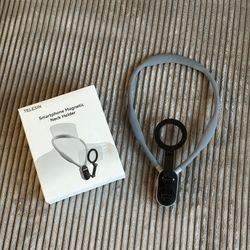 TELESIN Magnetic Neck Mount – Phone Holder (Premium Gray)