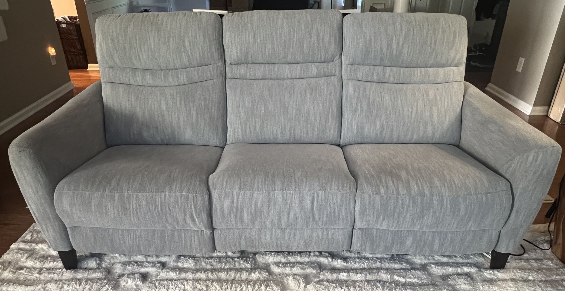 Dual Powered Reclining Sofa - Great Condition! 