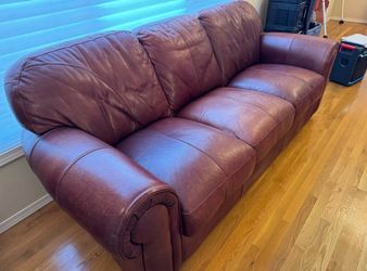High quality vintage leather sofa