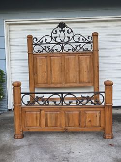 Elegant Queen Bed Frame
