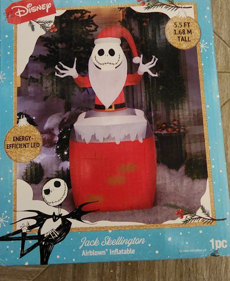 Jack Skellington Nightmare Before Christmas inflatable outdoor decoration decor
