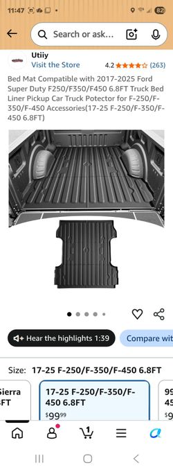 Truck bed mat
