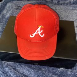 Designer Atlanta Braves “Halo” Trucker Hat