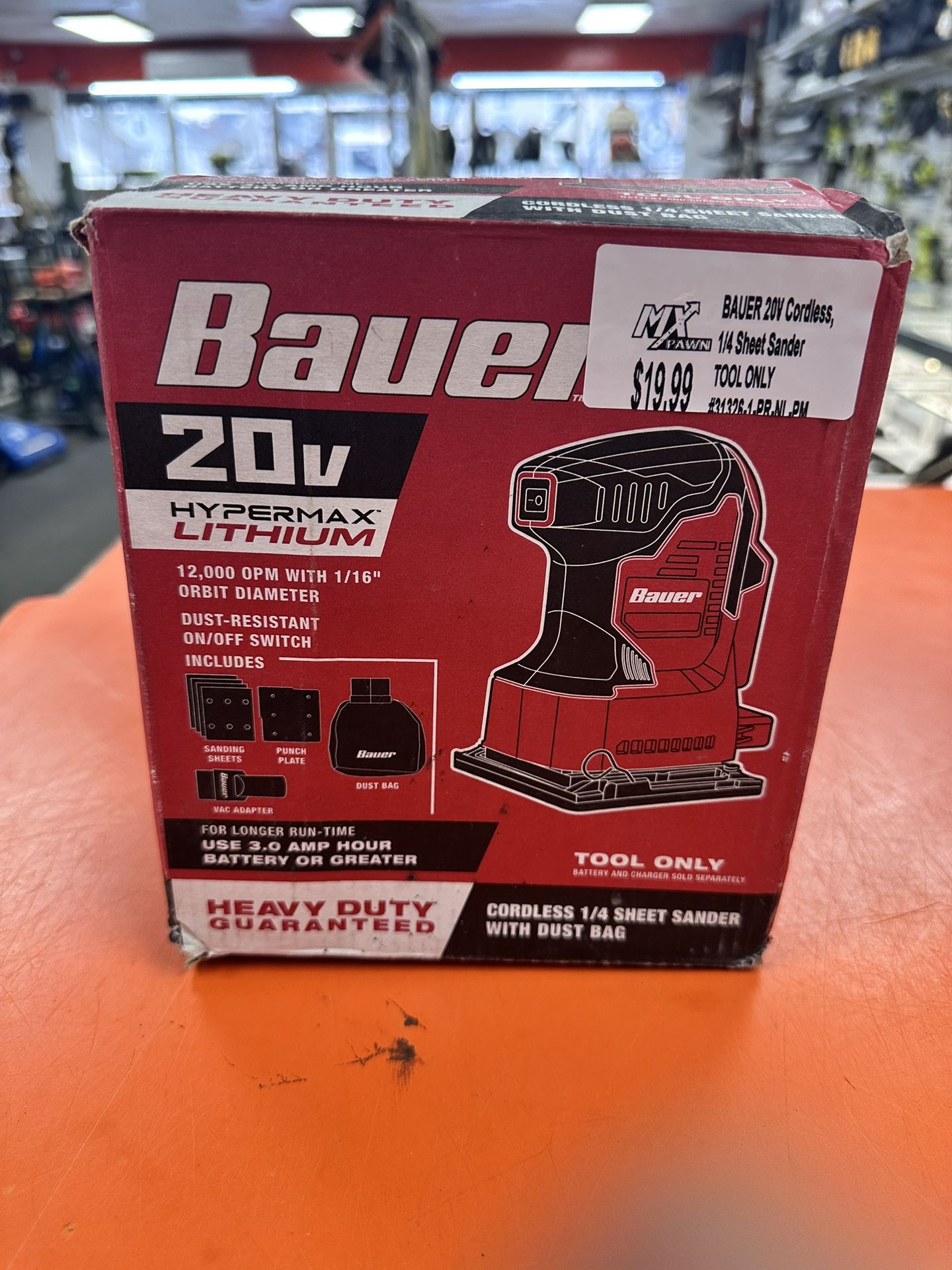 Bauer 2015C-B 1/4 Sheet Sander