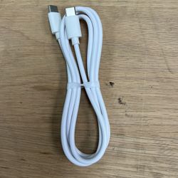 Double-ended Tape-C data cable. 