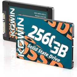KOWIN 2.5" SSD 256GB SATA 3 Internal Solid State Drive, Read and Write Speed up to 510/510 MB/s, Compatible with Laptop and PC