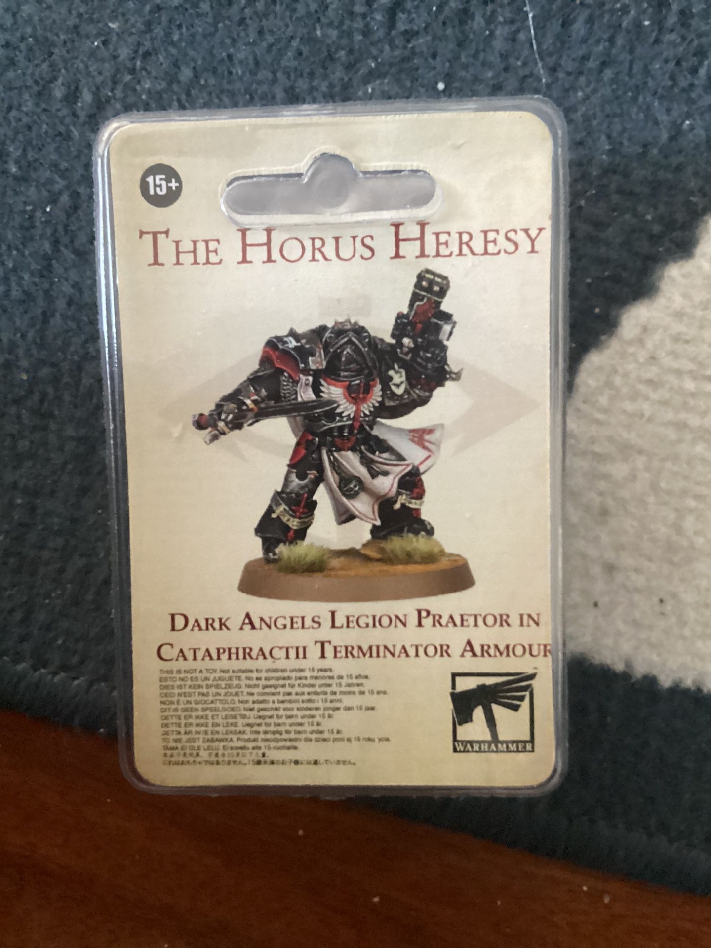 Warhammer 40k Horus Heresy Dark Angels Praetor In Cataphractii Armor