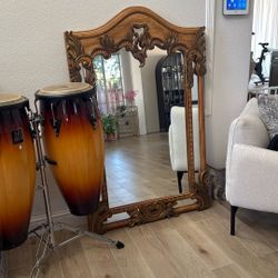 Beautiful Hand Carved Solid Wood Mirror