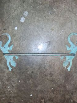 Southwest Decor towel hanger 40 years old