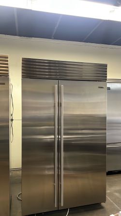 SUB ZERO 48”WIDE BUILT IN TWO DOOR REFRIGERATOR