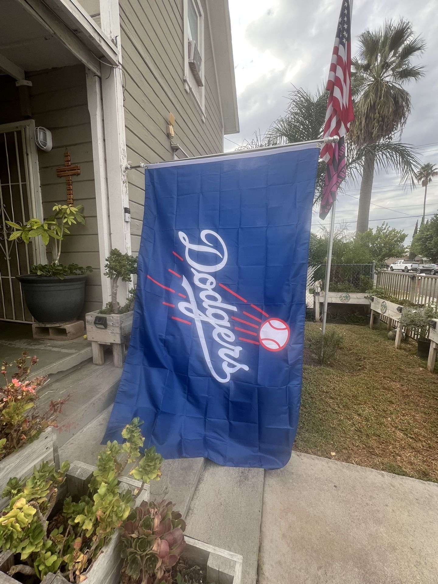 BIG DODGERS FLAG SIZE 5ftx8ft