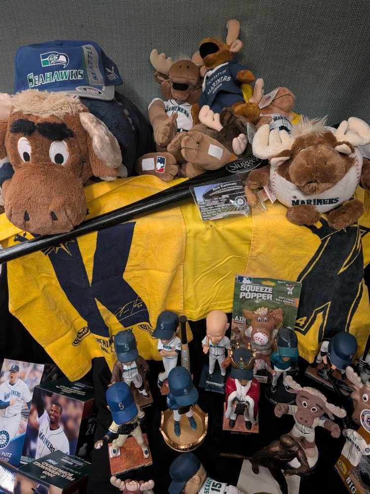 Massive Lot Of Mariners Memorabilia