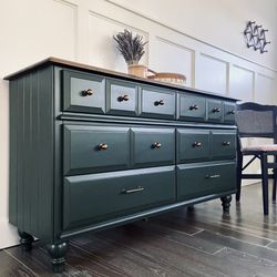 Green Long Dresser