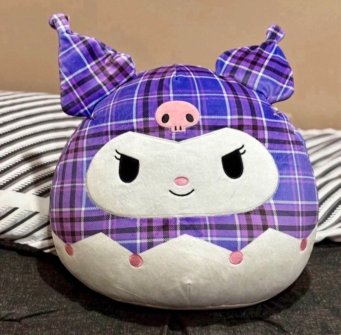 Hello Kitty Kuromi Plaid Squishmallow 