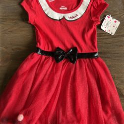 NWT DISNEY DRESS GIRLS SZ 5 MINNIE MOUSE