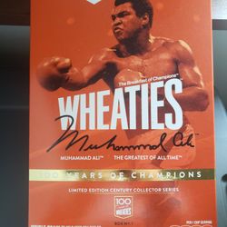 Michael Jordon And Muhammad Ali Limited Edition Wheaties