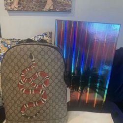 Gucci GG Supreme Snake Back Pack !! Great Deal !! 