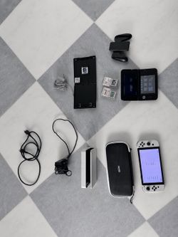 Nintendo Switch OLED and Nintendo 3DS Bundle w/ games (Starfox 64 included)