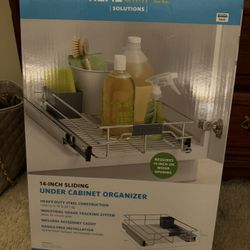 14-inch Sliding Under Cabinet Organizer