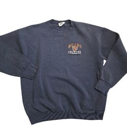 Chicago Bears Sweatshirt Men XL Blue Lee Sport USA Embroidered 90s Vintage